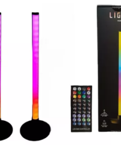 BARRA DE LUZ LED RGB IC X2 CON CONTROL 40CM USB AUDIORITMICO LIGHT MULTICOLOR BLUETOOTH NO407 BOX