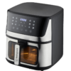 FREIDORA WESTINGHOUSE ELECTRICA SIN ACEITE DE AIRE DIGITAL AIR FRYER 1800W 220V 9 LITROS WKAF809 CONTROL TACTIL 12 FUNCIONES AUTOMATICAS PLATEADO BOX