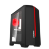 GABINETE GAMEMAX H601 CENTAURI BLACK RED M-ATX 1FAN BLUE SIN FUENTE BOX
