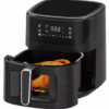 FREIDORA OVERTECH ELECTRICA SIN ACEITE DE AIRE 1700W 6.5 LITROS AIR FRYER OV-107 MULTIFUNCION TIMER DIGITAL BOX