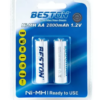 PILA RECARGABLE AA 2800MAH NI-MH 1.2V BESTON BLISTER X 2 UNIDADES