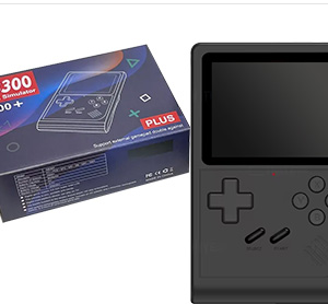 CONSOLA DE JUEGOS GB300 8GB 6000 JUEGOS MAME GAMEBOY MEGADRIVE FAMICOM FAMILY 3 PULGADAS 640X480 BATERIA 18650 BOX -INCLUYE CABLE TIPO C Y RCA PARA CONECTAR AL TV-