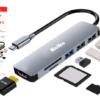 HUB USB TIPO C KOLKE KCH-680 6EN1 1XHDMI 1XUSB3.0 2XUSB2.0 1XSD 1XMICROSD BOX