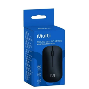 MOUSE WIRELESS MULTILASER SEM FIO MS100 SLIM 1200DPI NEGRO BOX -PILA AA NO INCLUIDA-