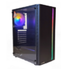 GABINETE AUREOX SKOLL ARX 200G GAMER SIN FUENTE 1FAN RGB GLASS TEMPERED