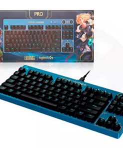 TECLADO USB LOGITECH PRO GAMING MECANICO RGB EDICION LEAGUE OF LEGENDS GX BROWN TACTILE SWITCHES BOX
