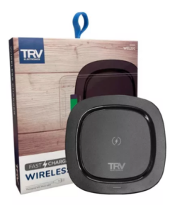 BASE CARGADOR INALAMBRICO TRV WEL101 CARGA RAPIDA 5V 2A 9V 1.8A BOX -CONTIENE CABLE MICROUSB-