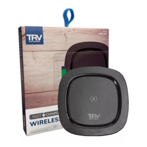 BASE CARGADOR INALAMBRICO TRV WEL101 CARGA RAPIDA 5V 2A 9V 1.8A BOX -CONTIENE CABLE MICROUSB-