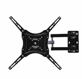 SOPORTE TV SUONO HOG0010 MOVIL GIRO 180 GRADOS INCLINACION +5 A -15 GRADOS 14 A 55 PULGADAS 50KG DISTANCIA DE PARED 3 A 40CM