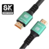 CABLE HDMI M-M 5.00 MTS 8K ULTRA HD2.1V PREMIUM PUNTAS DE ORO 144HZ 120HZ 60HZ CAB-47012 BOX