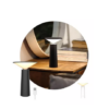 LAMPARA VELADOR INALAMBRICA RECARGABLE LUZ LED USB TACTIL LS-8925 WHITE/BLACK BOX