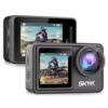 CAMARA ACTION 4K 60FPS 5X ZOOM SUMERGIBLE 30M 170 GRADOS WIFI 1050MAH CON MICROFONO Y CONTROL REMOTO INALAMBRICO 2 PULGADAS TOUCHSCREEN BOX