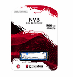 DISCO SOLIDO SSD 500GB KINGSTON NV3 PCIE4.0 NVME M.2 SNV3S/500G BOX