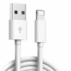 CABLE USB A IPHONE LIGHTING 8 PINES NOGANET 1.80MTS 5V 1A USB L 17 BLANCO EN BOLSA