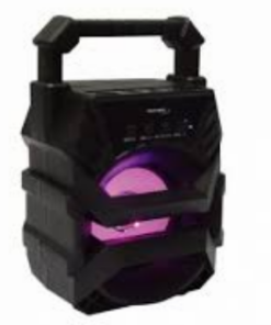 PARLANTE NETMAK NM-DRAKE PORTATIL RGB WOOFER 3 PULGADAS ENTRADA AUXILIAR BLUETOOTH 5.3 BATERIA 500MAH 12X18X10CM BOX