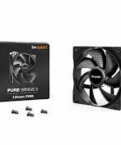 VENTILADOR 120X120X25 BE QUIET PURE WINGS 3 12V 1600RPM 1200MM PWM CONECTOR 4PIN BL105 NEGRO BOX