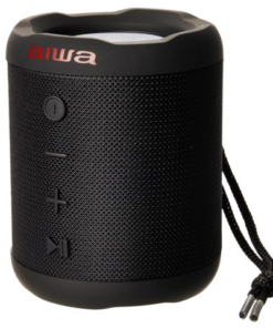 PARLANTE AIWA EXOS GO 1XUSB 1XMICROSD 1XJACK3.5MM IPX4 WATERPROOF STEREO PLAY OMNIDIRECCIONAL BLUETOOTH NEGRO BOX