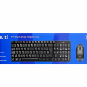 KIT TECLADO Y MOUSE MULTILASER TC309 USB NEGRO ESP