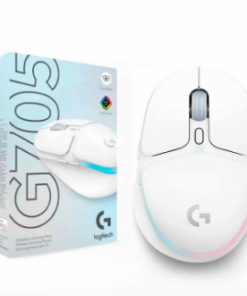 MOUSE INALAMBRICO BLUETOOTH LOGITECH GAMER G705 AURORA BLANCO LIGHTSPEED RGB 8200DPI 910-006366 BOX