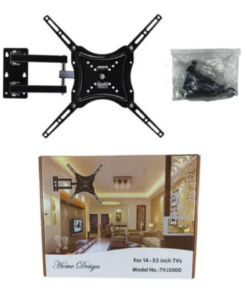 SOPORTE TV LUXAR HOME DESIGN LED PARED BRAZO MOVIL ARTICULADO 14 A 55 HASTA 50KG HDL-117B-2 NEGRO BOX