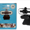 WEBCAM STREAM B01 FOTOS 4K VIDEO FULLHD 1080P 30FPS USB AUTOFOCO CON MICROFONO Y TRES NIVELES DE LUZ TOUCH BOX