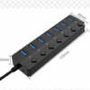HUB USB NOGANET NGH-46 7 PORT USB 3.0 TRAE ENTRADA 3.5X1.35MM PARA ALIMENTACION BOX -NO INCLUYE CABLE