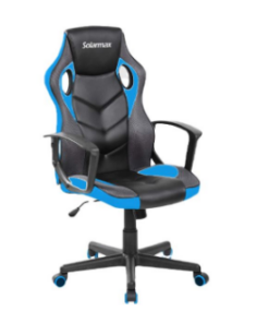 SILLA GAMER SOLARMAX SXGC-6001BL CELESTE Y NEGRO BOX
