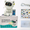 PROYECTOR ASTRONAUTA GALAXIA ESTRELLAS BLUETOOTH PARLANTE BLANCO