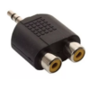 ADAPTADOR PLUG 3.5 M STEREO A 2 JACK RCA H BOX