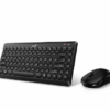 KIT TECLADO Y MOUSE GENIUS LUXEMATE Q8000 WIRELESS MULTIMEDIA NEGRO BOX -INCLUYE PILA 2XAAA-