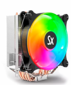 COOLER SOLARMAX CC-4203 1X120MM ARGB CONECTOR 4 PINES TDP 180W RPM 800-2300 PARA INTEL LGA 775 115X 1200 1366 1700 1851 AMD AM2 AM2+ AM3 AM3+ AM4 AM5 FM1 FM2 754 939 940 BOX