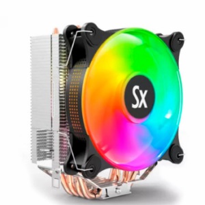 COOLER SOLARMAX CC-4203 1X120MM ARGB CONECTOR 4 PINES TDP 180W RPM 800-2300 PARA INTEL LGA 775 115X 1200 1366 1700 1851 AMD AM2 AM2+ AM3 AM3+ AM4 AM5 FM1 FM2 754 939 940 BOX