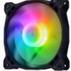 VENTILADOR 120MM FALCOM AS-02 ARGB CONECTOR 4 PINES MOLEX + CONECTOR ARGB 12VDC 120X120X25MM BOX
