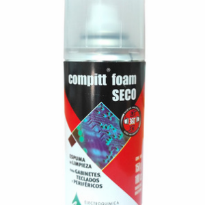 ESPUMA DELTA COMPITT FOAM SECO 180CC 150G LIMPIEZA GABINETES TECLADOS PERIFERICOS