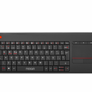 TECLADO NOGANET NKB-Q80 CON TOUCHPAD 2EN1 WIRELESS + BLUETOOTH 15 TECLAS MULTIMEDIA BOX -NO INCLUYE PILA 2XAAA-