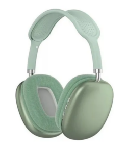 AURICULAR VINCHA P9 SLOT MICROSD + JACK 3.5MM MANOS LIBRES BLUETOOTH 5.3 VERDE BOX