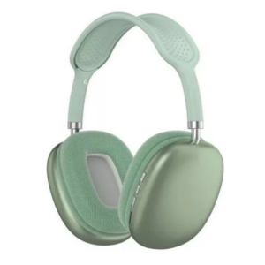 AURICULAR VINCHA P9 SLOT MICROSD + JACK 3.5MM MANOS LIBRES BLUETOOTH 5.3 VERDE BOX