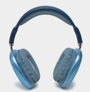 AURICULAR VINCHA P9 SLOT MICROSD + JACK 3.5MM MANOS LIBRES BLUETOOTH 5.3 AZUL BOX