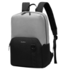 MOCHILA KOLKE KVM-655 ESSENTIAL 2 COMPARTIMIENTOS CON CIERRE DIMENSIONES 42X31X12CM NEGRA CON GRIS