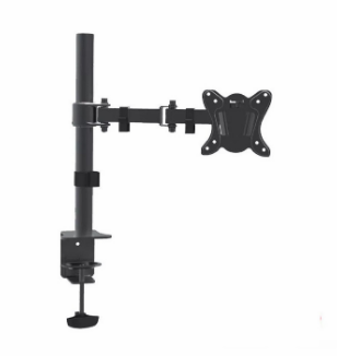 SOPORTE NETMAK NM-ST17 SIMPLE BRAZO 1 MONITOR VESA 75 100 MOVIL DE MESA DE 10 A 32 PULGADAS MAXIMO 10KG POR BRAZO ALTURA MAXIMA 40CM INCLINACION 90 GRADOS BOX