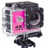 CAMARA GOPLUS CAMPRO 4K 30FPS SUMERGIBLE 30M 170 GRADOS WIFI SOPORTA HASTA 64GB 900MAH COLOR PINK