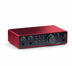 INTERFAZ DE SONIDO FOCUSRITE MOSC0033 SCARLETT 2I2 4GEN BOX