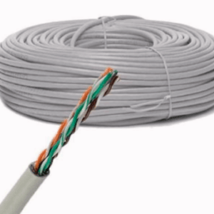 CABLE DE RED UTP CATEGORIA 6 X METRO GRIS