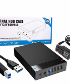 CARRY DISK 2.5 3.5 SATA USB 3.0 SHUOLE INCLUYE CABLE USB3.0 Y TRANSFORMADOR 12V 2A BOX