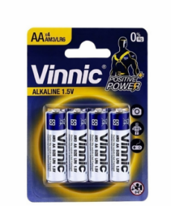 PILA ALCALINA AA VINNIC BLISTER X 4 UNIDADES