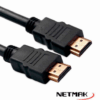 CABLE HDMI M-M 1.5 MTS NETMAK NM-C98 V2.0 4K ULTRA HD 3D 60FPS 2160P BOX