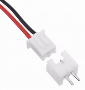CABLE CON CONECTOR MICRO JST 2 PINES 2.54MM PITCH 10CM PARA BATERIAS LITIO GPS NOTEBOOK COOLER X UNIDAD