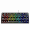 TECLADO USB NETMAK NM-ABILITY CON RUEDA DE CONTROL 75 TECLAS SWITCH RED MECANICO 17 MODOS RETROILUMINADOS NEGRO