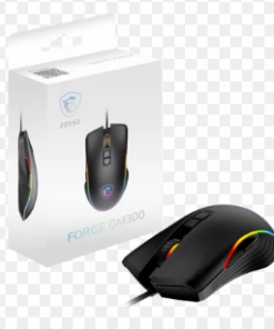 MOUSE MSI FORGE GM300 HASTA 7200DPI 5 MODOS RGB CABLE 1.5MTS GAMER USB