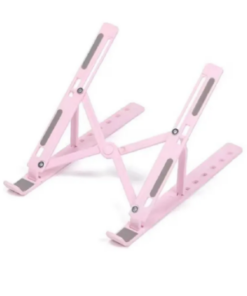 SOPORTE PARA NOTEBOOK EL331 DE PLASTICO 15 A 45 GRADOS INCLINACION RT007 ROSA BOX